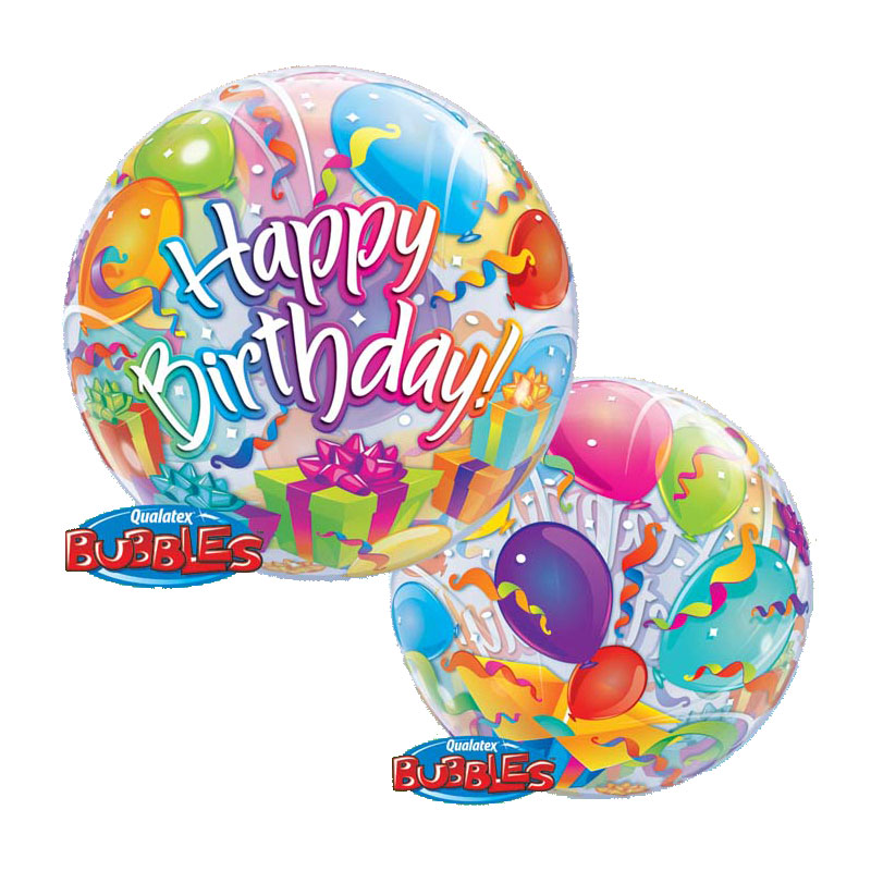 Ballon crème glacée Happy Birthday 1,88 m - Grabo par 14,95 €