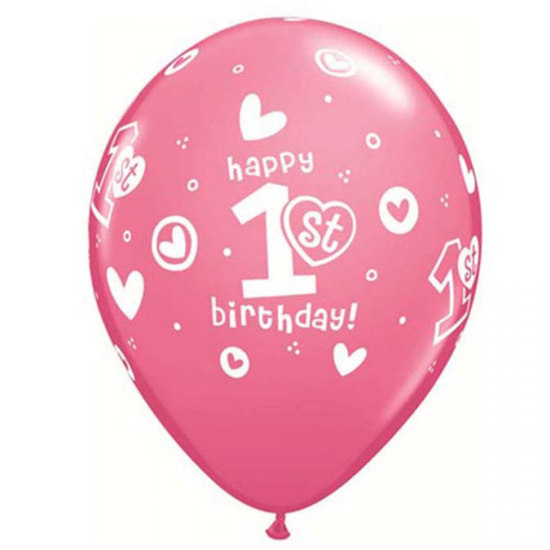 Ballon 1er anniversaire fille Qualatex