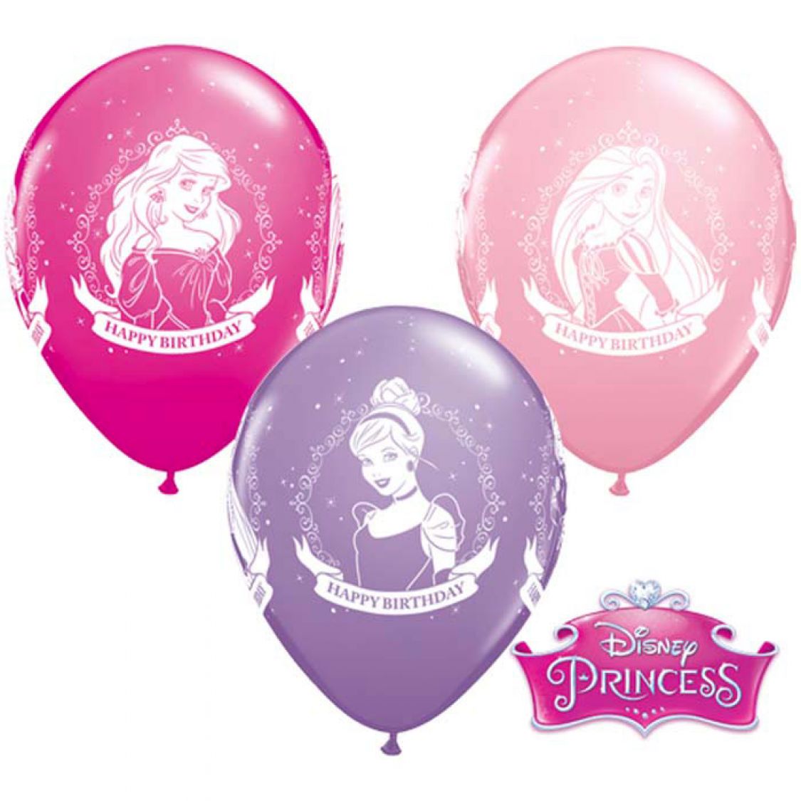 Ballon coeur princesse disney - Le Cotillon