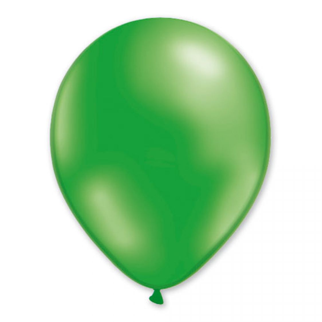 Ballon vert métal latex