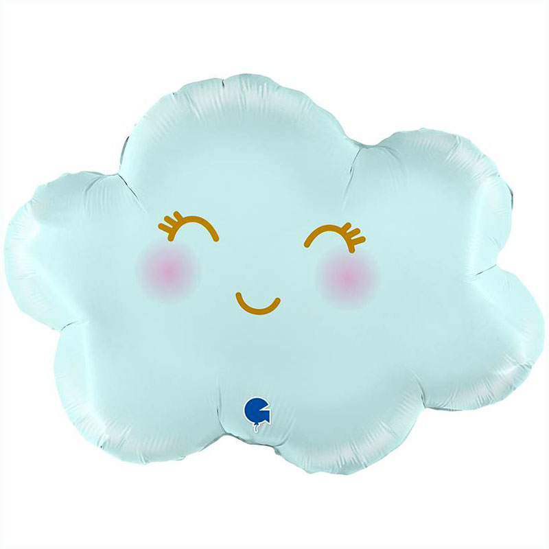 Ballon nuage bleu