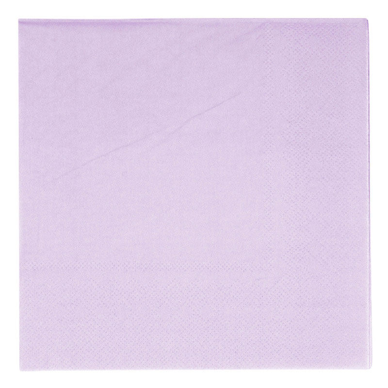 Serviette de table papier Lavande pastel