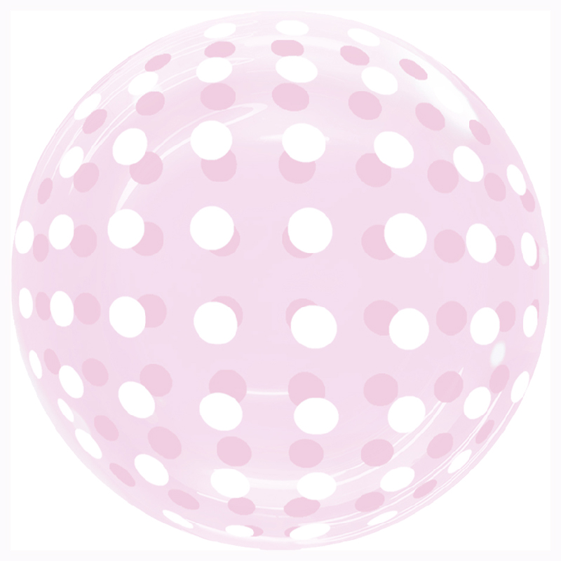 Ballon Bubble Dots Pink