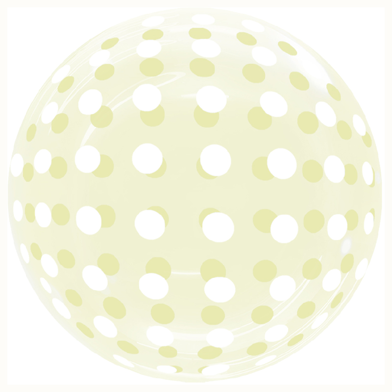 Ballon Bubble Dots Yellow