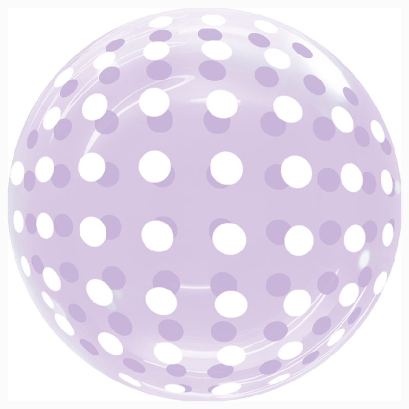 Ballon Bubble Dots Lavander