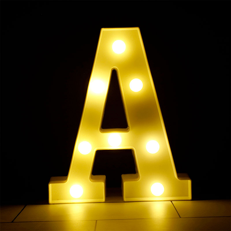 Lettre Lumineuse LED 25cm (A à Z)