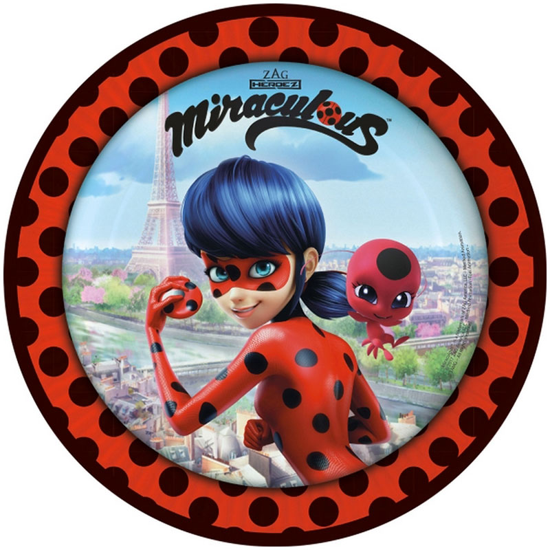 Assiette Miraculous LadyBug