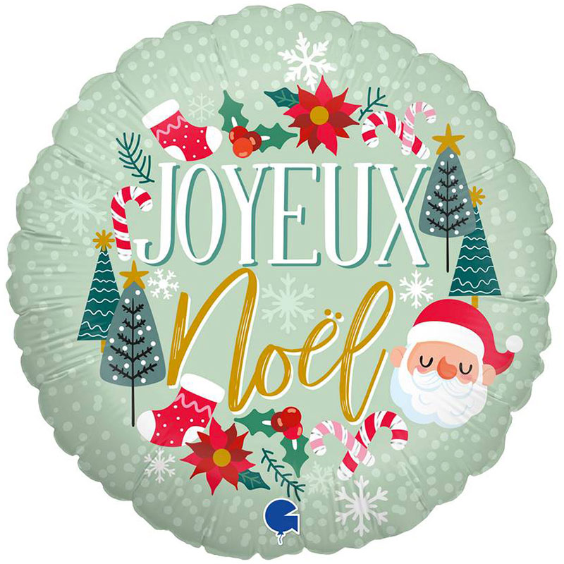 Ballon Joyeux Noel Aluminium