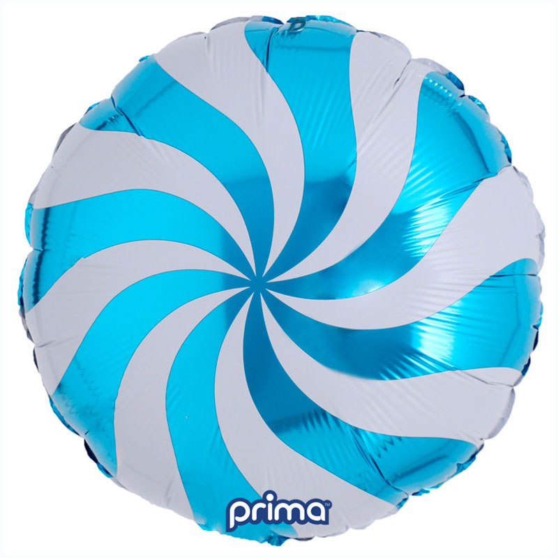 Ballon Candy Swirl Alu coloris Métal  (plusieurs coloris)