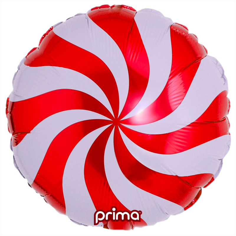 Ballon Candy Swirl Alu coloris Métal  (plusieurs coloris)