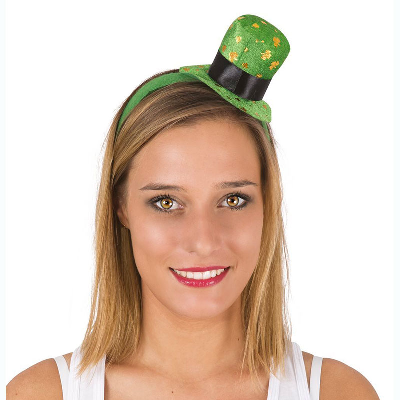 Serre Tête Chapeau Paillettes Saint Patrick