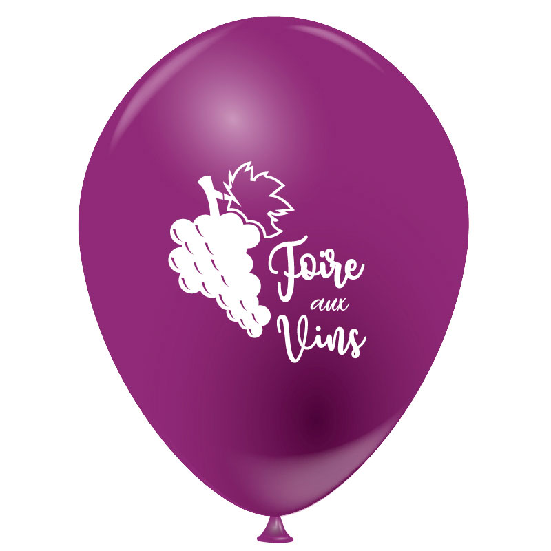 Ballon Foire aux vins prune par 100