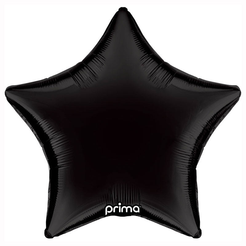 Ballon Mylar étoile Noire (black) Prima