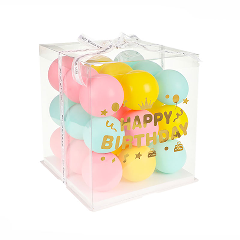 Cubes Happy birthday Transparent