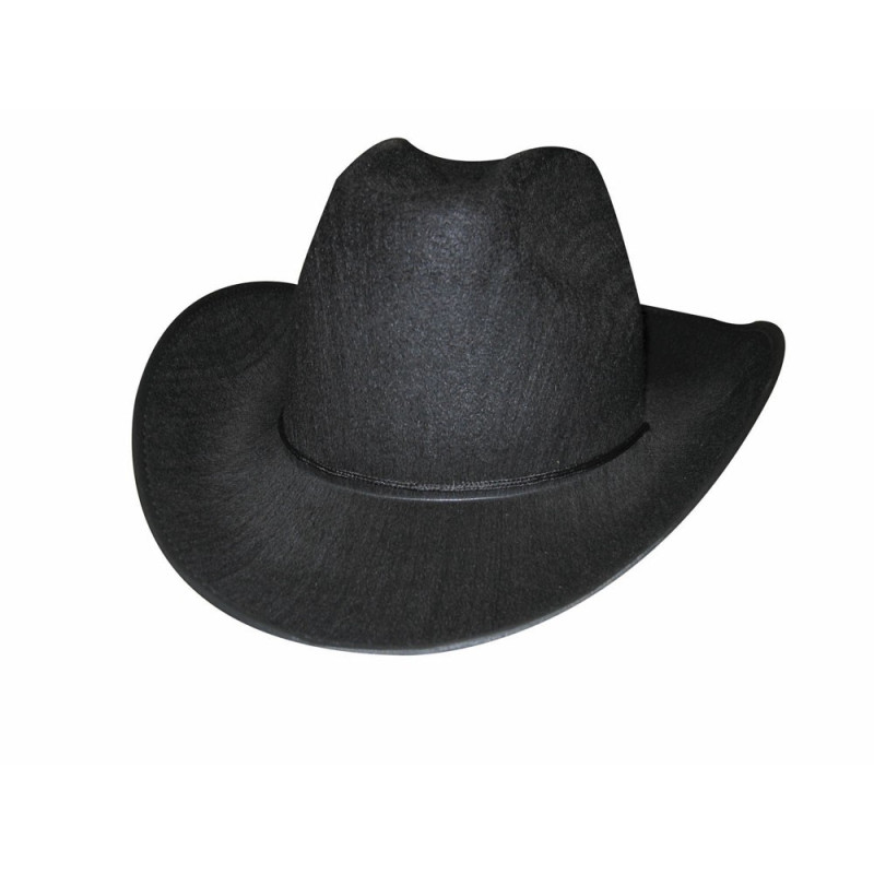 Chapeau Cow Boy Feutre Noir