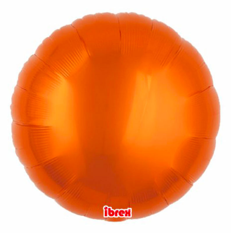 Ballon Mylar rond orange (orange) Takarakosan