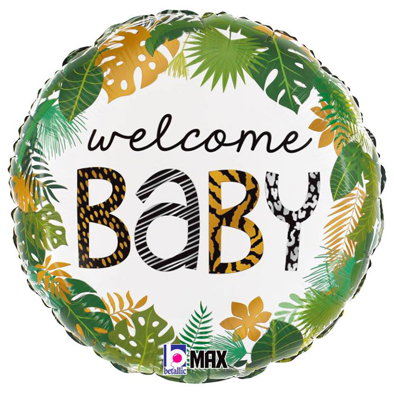 Ballon Welcome Baby Jungle