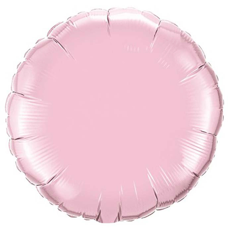 Ballon Mylar rond rose pale (pink pearl)