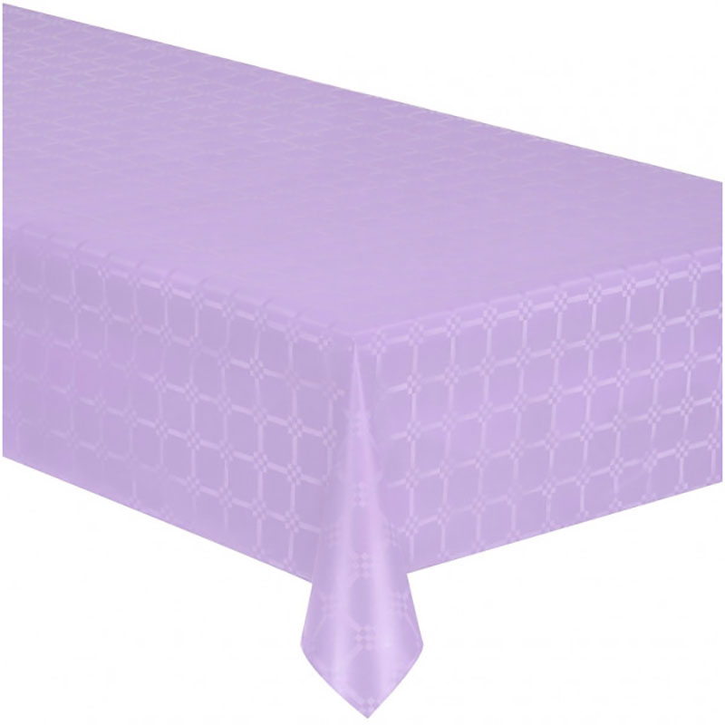 Nappe Papier Damassée couleur Lavande 6m x 1m20