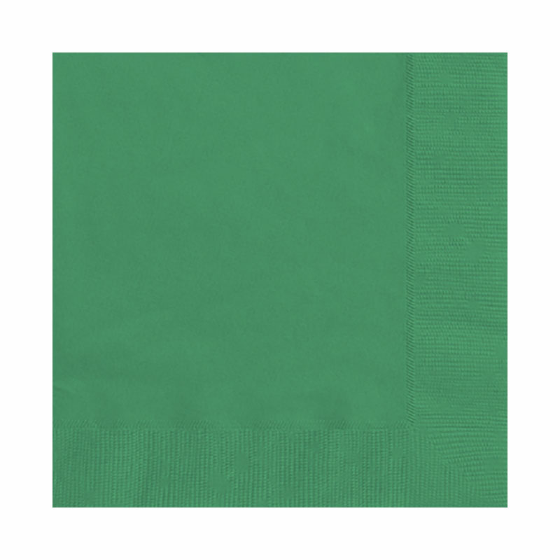 Serviette de table papier Vert par 20