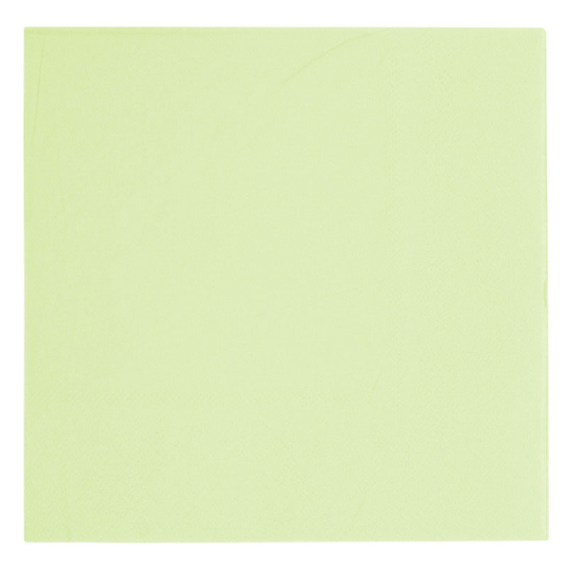 Serviette de table papier Vert pastel