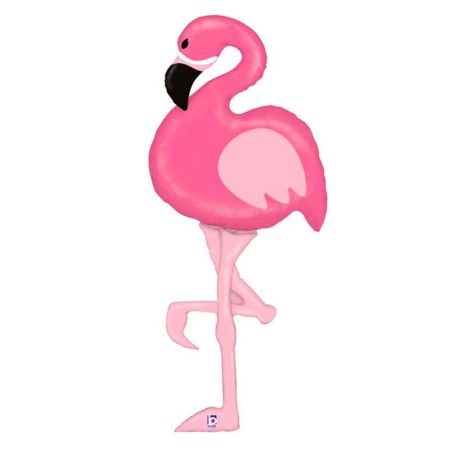 Ballon Mylar Flamant Rose Fushia