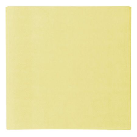 Serviette de table papier Jaune pastel