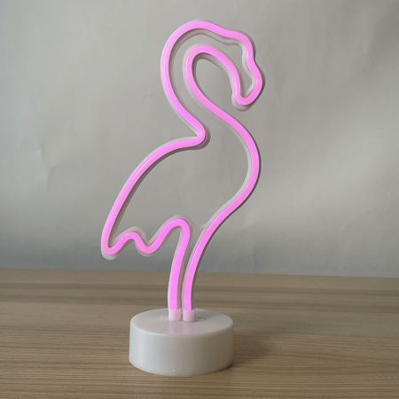 Lampe Flamant Néon