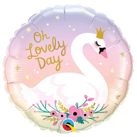 Ballon Mylar Lovely Day Cygne