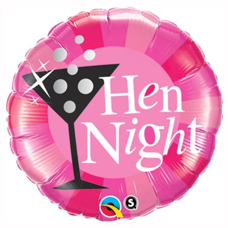 Ballon Hen Night Bubbly Pink