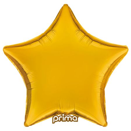 Ballon Mylar étoile Or (gold) Prima