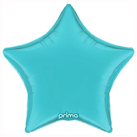 Ballon Mylar étoile Bleu Pale (Light Blue) Prima