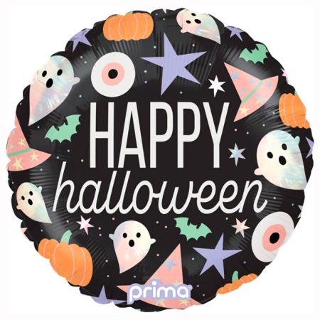 Ballon Happy Halloween Holographic Prima