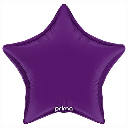 Ballon Mylar étoile violet (purple) Prima