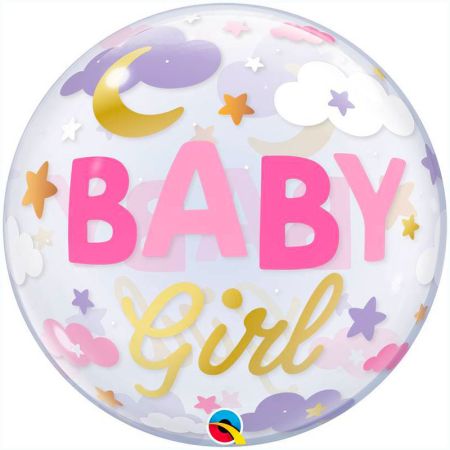 Ballon Bubble Baby Girl