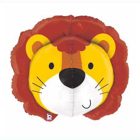 Ballon tête de lion 3D