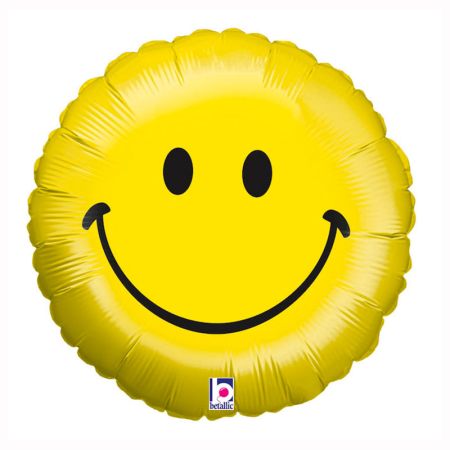 Ballon Smiley Face Yellow